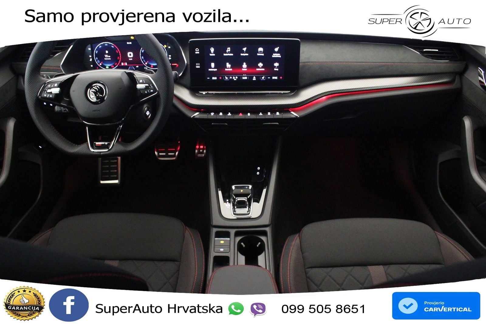 Škoda Octavia Combi RS 2.0 TDI (200 KS) 4x4 DSG LED+GR SJED+ACC