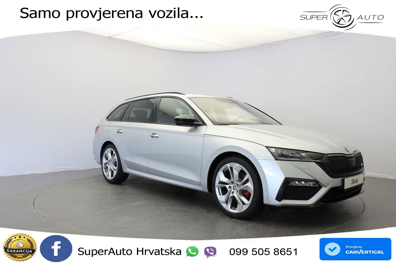 Škoda Octavia Combi RS 2.0 TDI (200 KS) 4x4 DSG LED+GR SJED+ACC