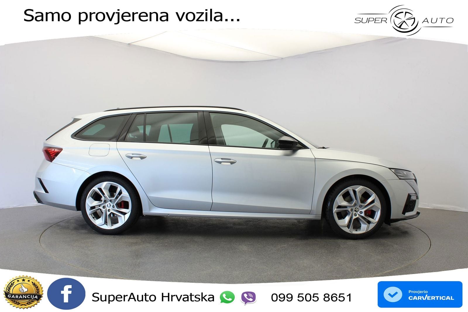Škoda Octavia Combi RS 2.0 TDI (200 KS) 4x4 DSG LED+GR SJED+ACC