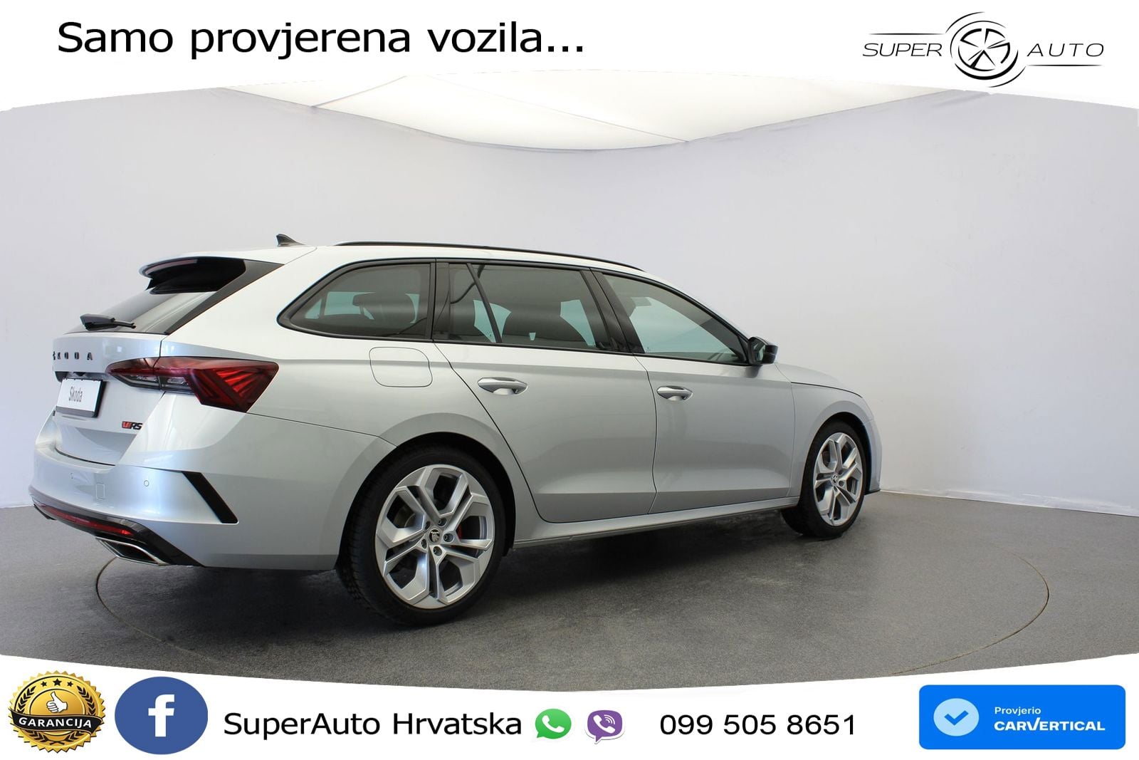 Škoda Octavia Combi RS 2.0 TDI (200 KS) 4x4 DSG LED+GR SJED+ACC