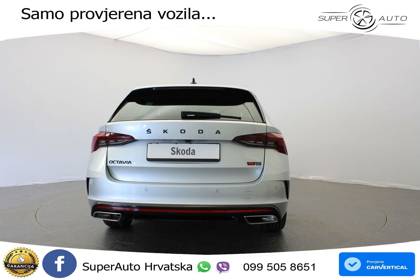 Škoda Octavia Combi RS 2.0 TDI (200 KS) 4x4 DSG LED+GR SJED+ACC