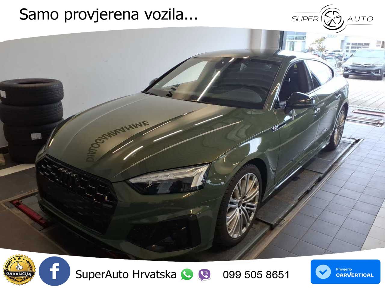 Audi A5 Sportback 45 TFSI (265 KS) quattro S tronic S line MATRIX+GR SJED+KAM