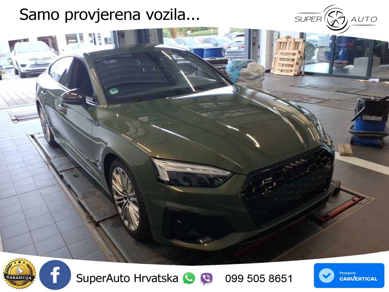 Audi A5 Sportback 45 TFSI (265 KS) quattro S tronic S line MATRIX+GR SJED+KAM