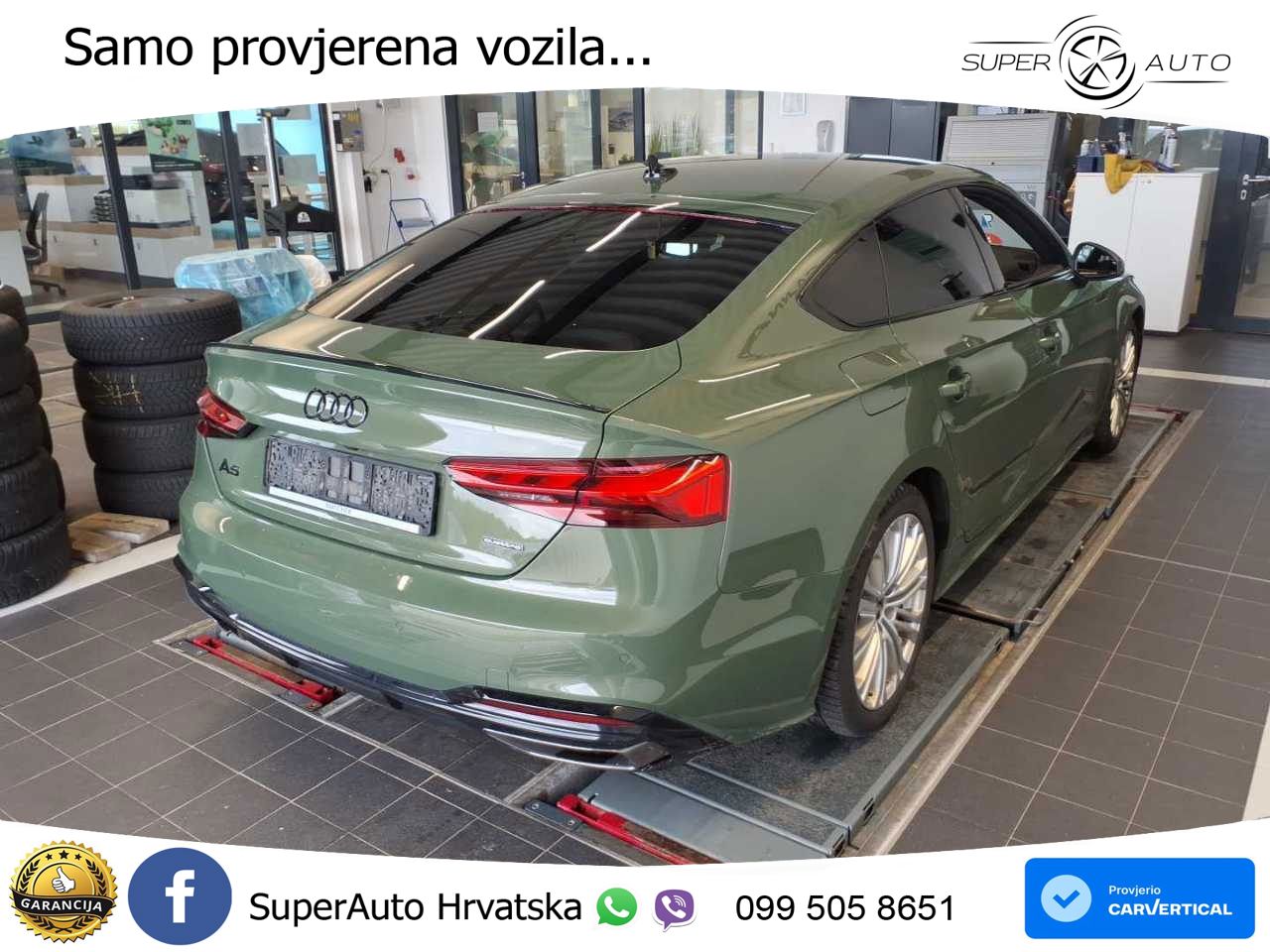 Audi A5 Sportback 45 TFSI (265 KS) quattro S tronic S line MATRIX+GR SJED+KAM