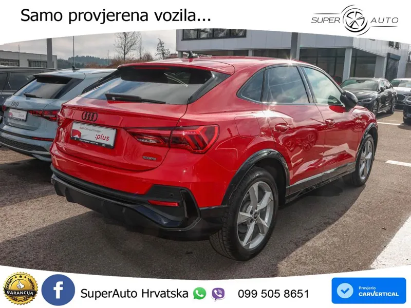 Audi Q3 II Sportback 45 TFSI (245 KS) quattro S tronic S line ACC+GR SJED+360+PANO