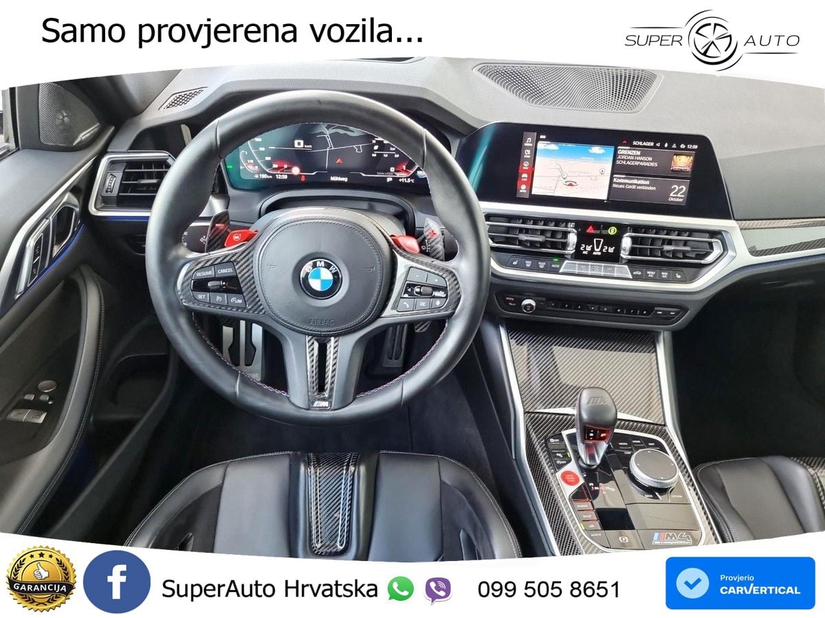 BMW M4 Competition 3.0 (510 KS) Steptronic LED+GR SJED+ACC