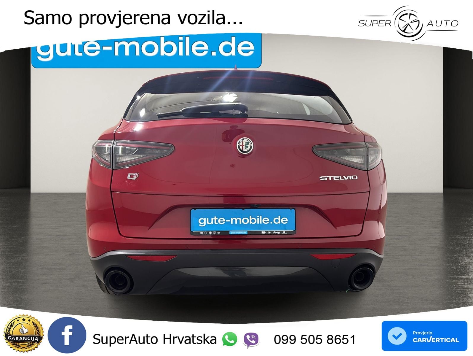 Alfa Romeo Stelvio 2.2 MultiJet II (210 KS) Q4 Automatic LED+ACC