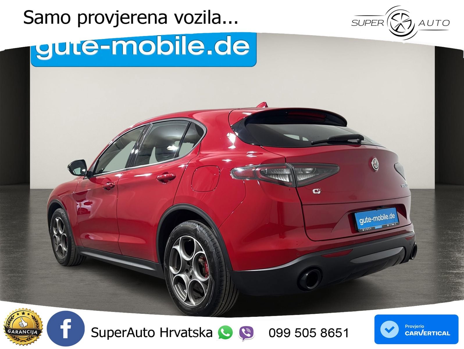 Alfa Romeo Stelvio 2.2 MultiJet II (210 KS) Q4 Automatic LED+ACC