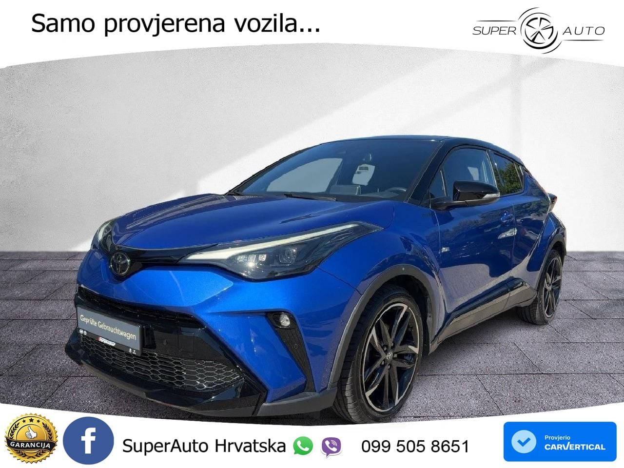 Toyota C-HR 2.0 (184 KS) Hybrid e-CVT GR Sport LED+GR SJED+ACC