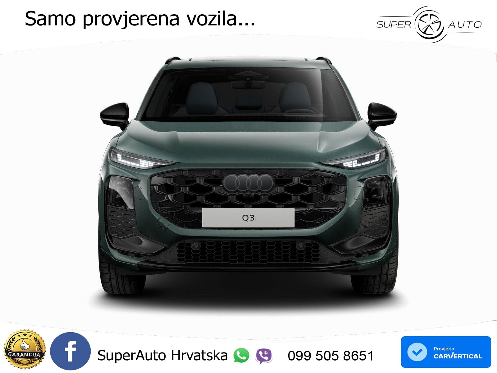 Audi Q3 2.0 TFSI (265 KS) quattro S tronic LED+GR SJED+ACC