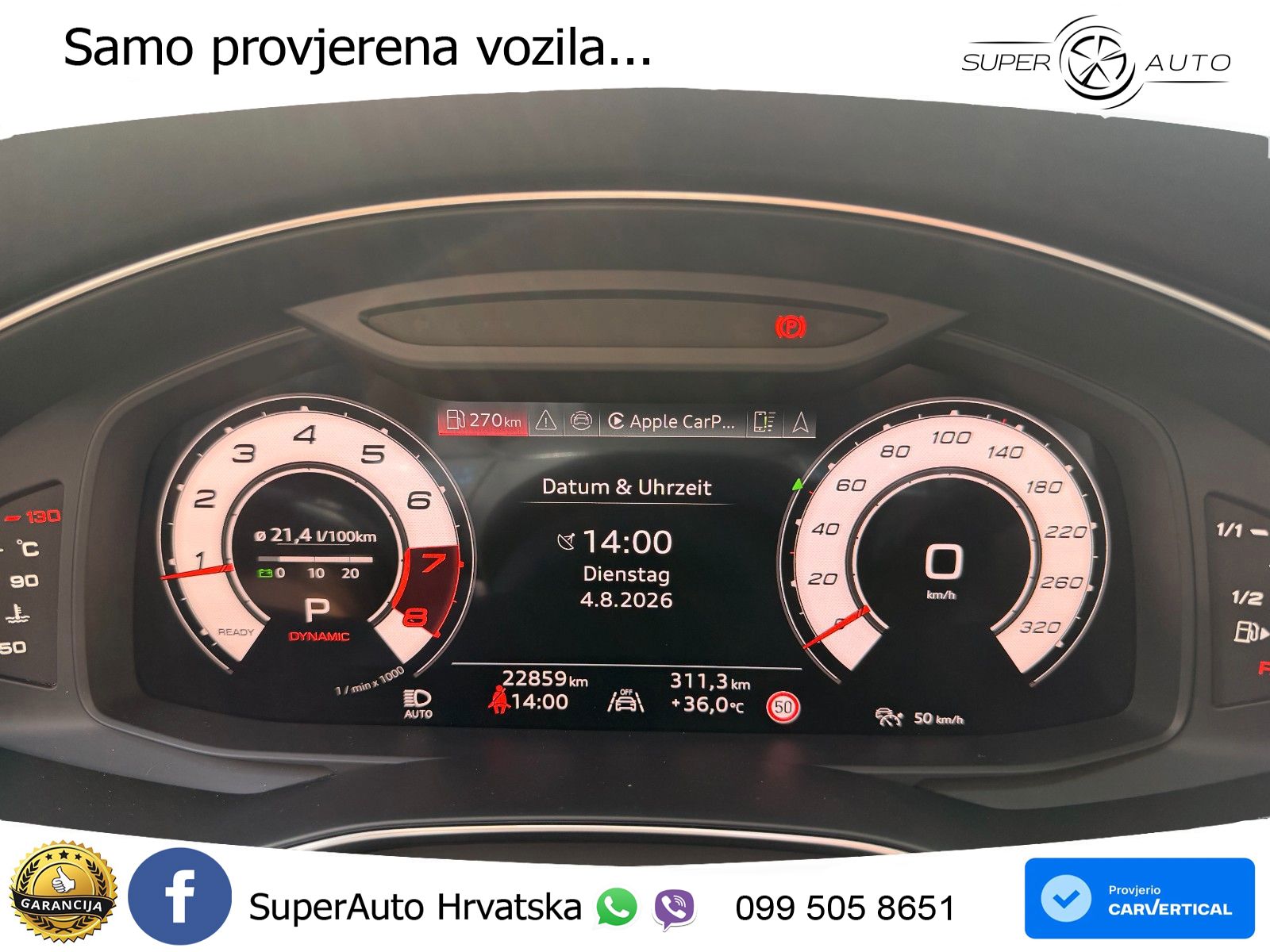 Audi RS6 Avant 4.0 TFSI V8 performance (630 KS)  quattro tiptronic LED+GR SJED+ACC