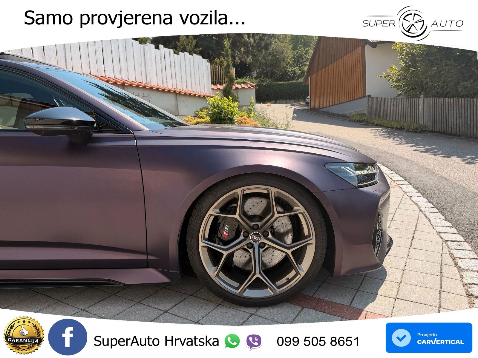 Audi RS6 Avant 4.0 TFSI V8 performance (630 KS)  quattro tiptronic LED+GR SJED+ACC
