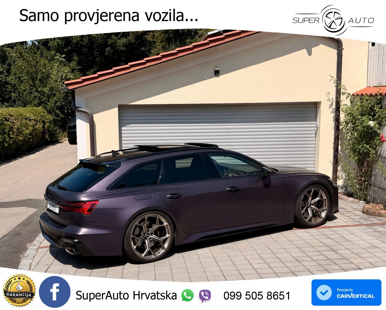 Audi RS6 Avant 4.0 TFSI V8 performance (630 KS)  quattro tiptronic LED+GR SJED+ACC
