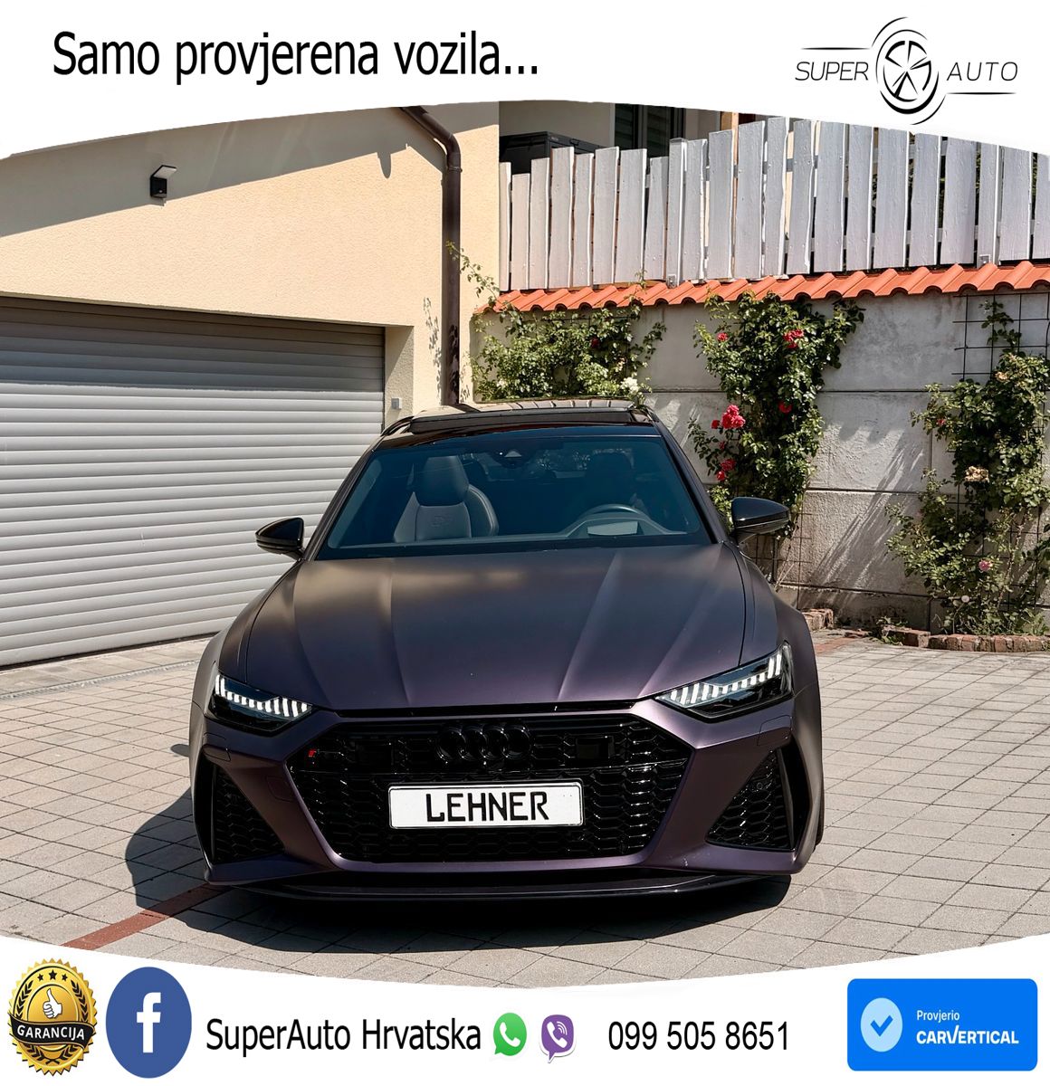 Audi RS6 Avant 4.0 TFSI V8 performance (630 KS)  quattro tiptronic LED+GR SJED+ACC