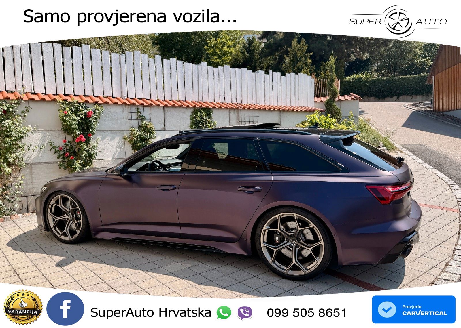 Audi RS6 Avant 4.0 TFSI V8 performance (630 KS)  quattro tiptronic LED+GR SJED+ACC