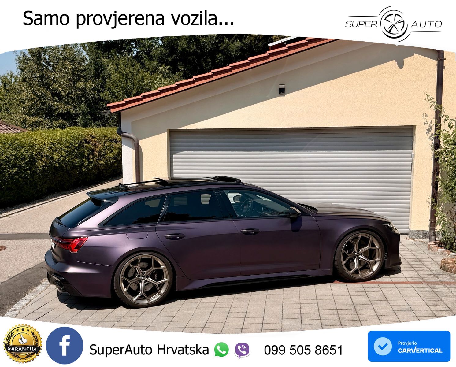 Audi RS6 Avant 4.0 TFSI V8 performance (630 KS)  quattro tiptronic LED+GR SJED+ACC