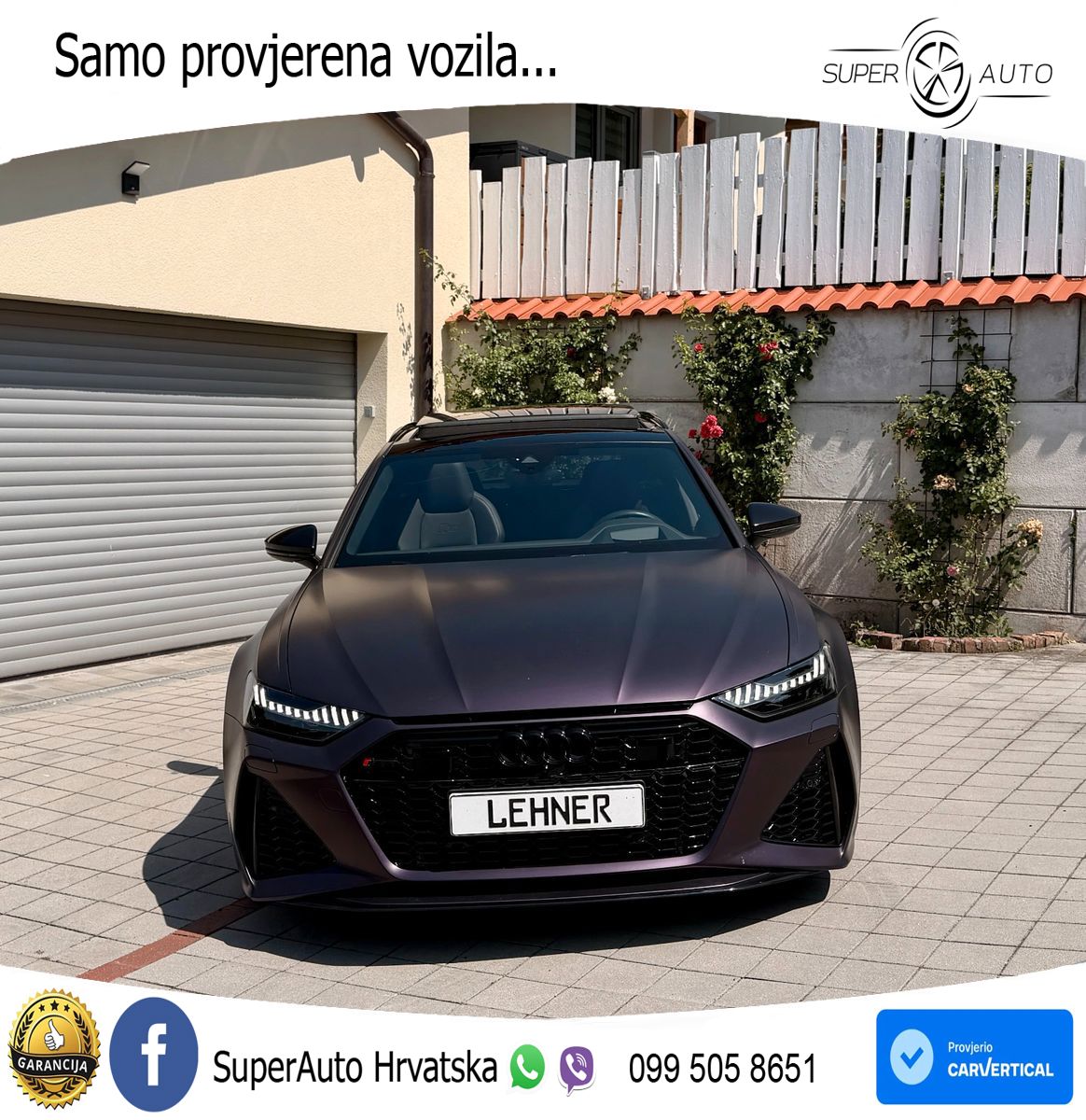 Audi RS6 Avant 4.0 TFSI V8 performance (630 KS)  quattro tiptronic LED+GR SJED+ACC