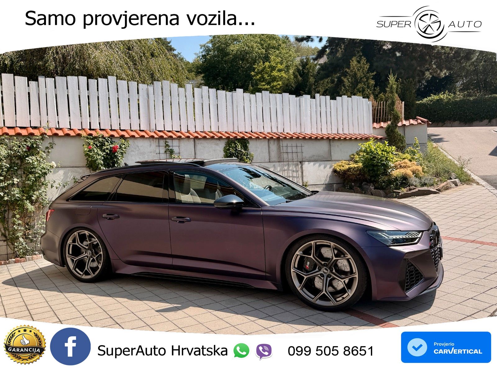 Audi RS6 Avant 4.0 TFSI V8 performance (630 KS)  quattro tiptronic LED+GR SJED+ACC