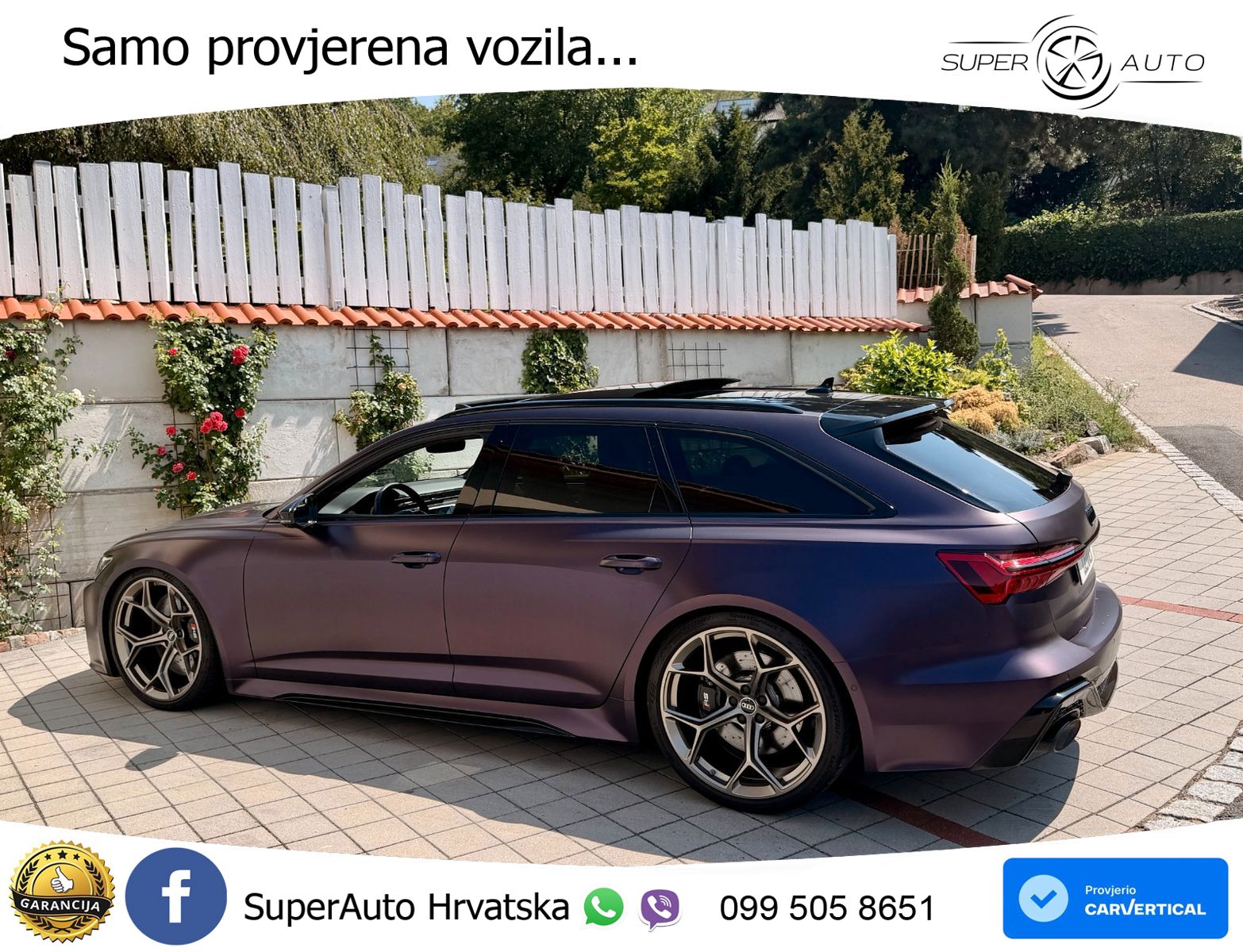 Audi RS6 Avant 4.0 TFSI V8 performance (630 KS)  quattro tiptronic LED+GR SJED+ACC