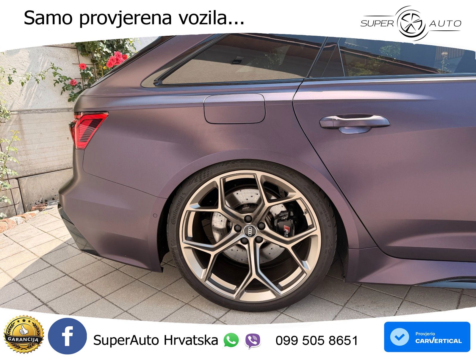 Audi RS6 Avant 4.0 TFSI V8 performance (630 KS)  quattro tiptronic LED+GR SJED+ACC