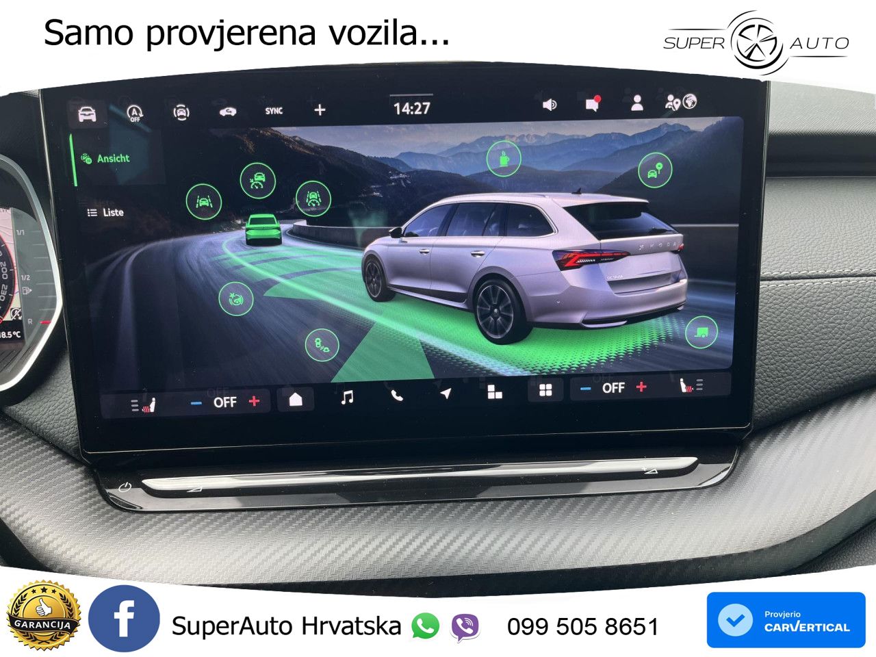 Škoda Octavia Combi 2.0 TDI (150 KS) DSG SportLine LED+GR SJED+ACC