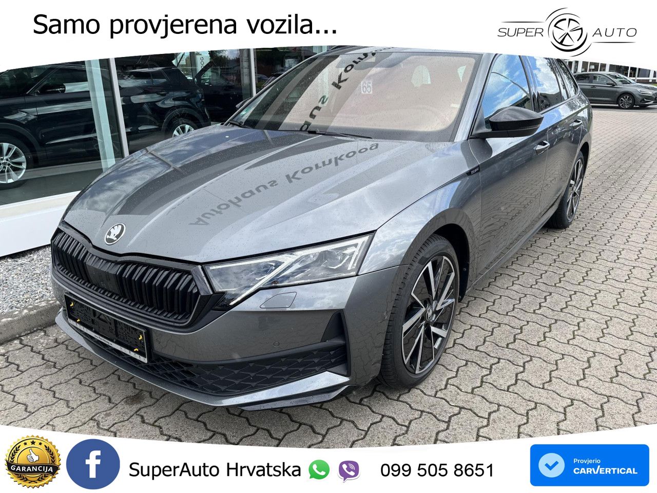 Škoda Octavia Combi 2.0 TDI (150 KS) DSG SportLine LED+GR SJED+ACC