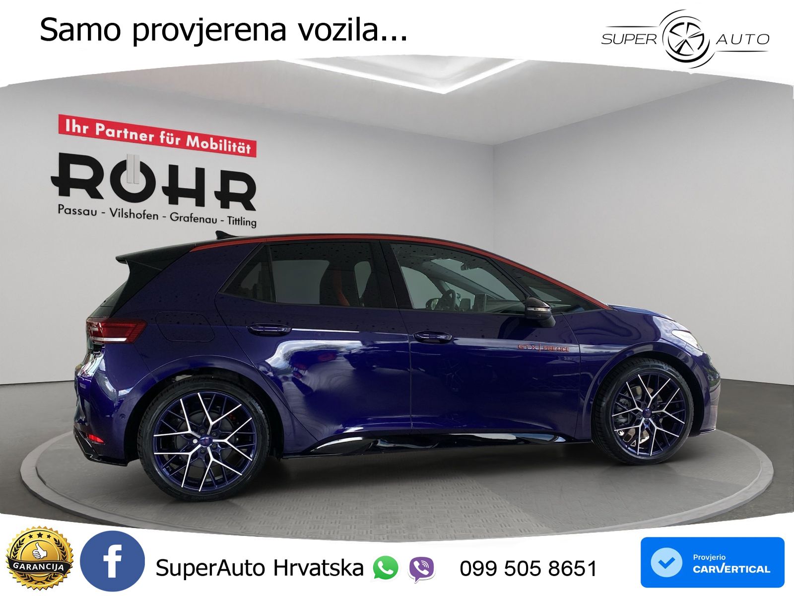 Volkswagen ID.3 GTX Performance 84 kWh (326 KS)