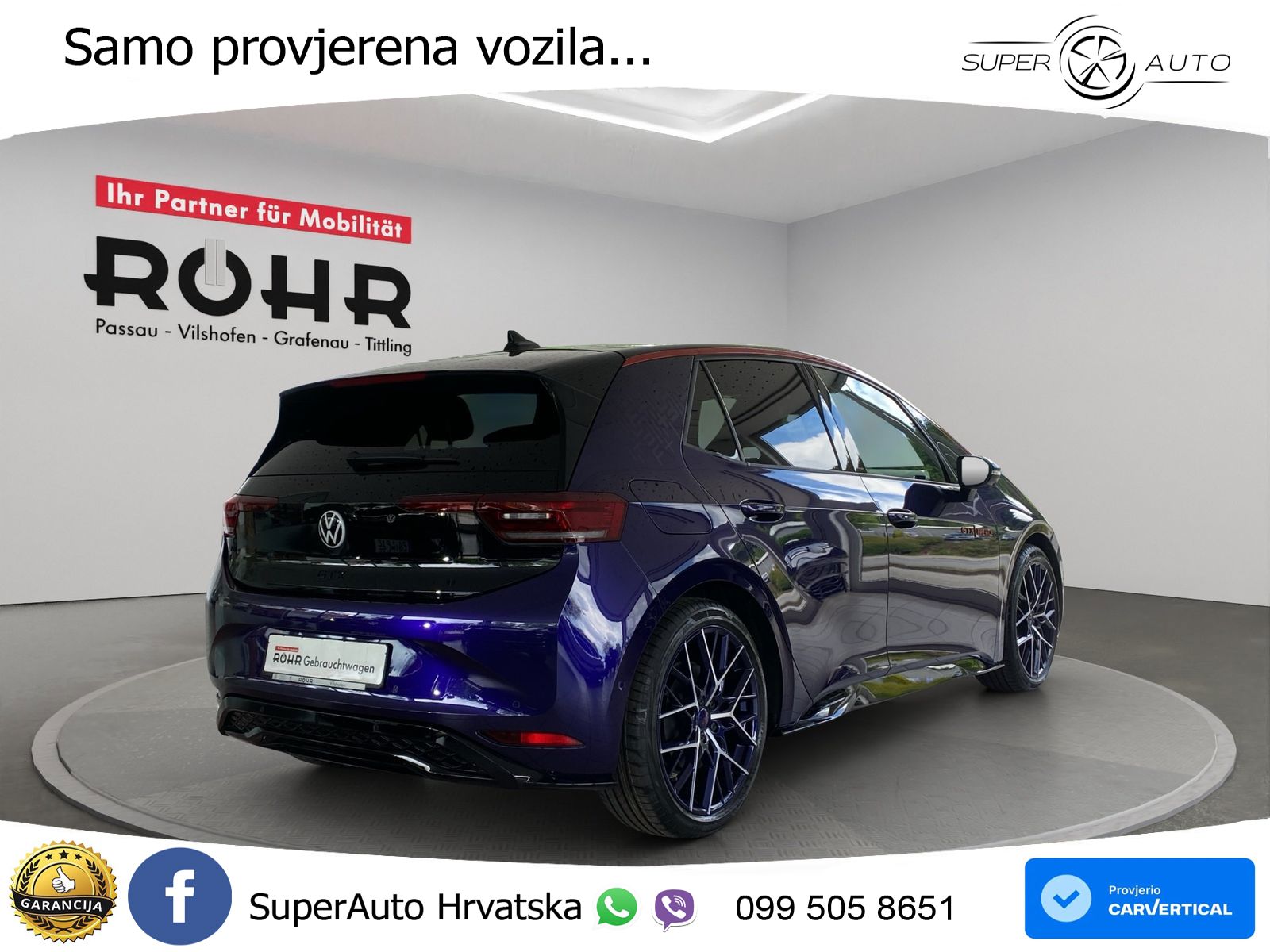 Volkswagen ID.3 GTX Performance 84 kWh (326 KS)