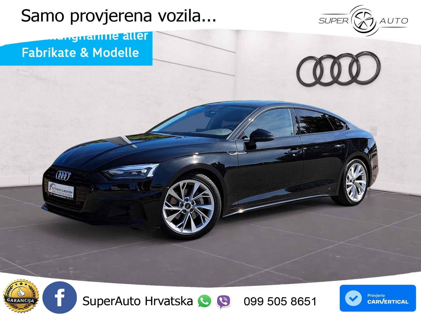 Audi A5 Sportback  40 TFSI (204 KS) S tronic advanced