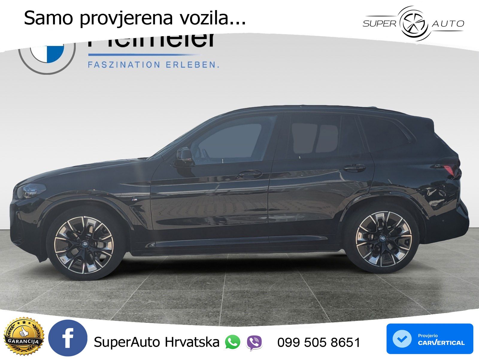 BMW iX3 80 kWh (286 KS) ACC+HEAD+GR SJED+360+PANO