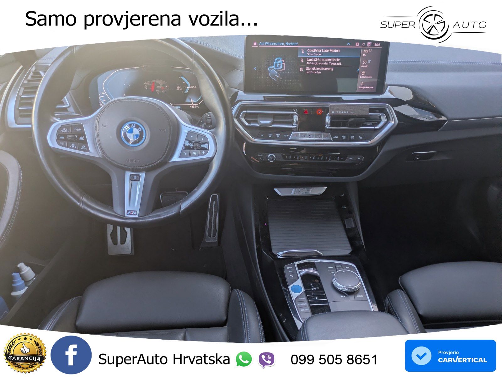 BMW iX3 80 kWh (286 KS) ACC+HEAD+GR SJED+360+PANO