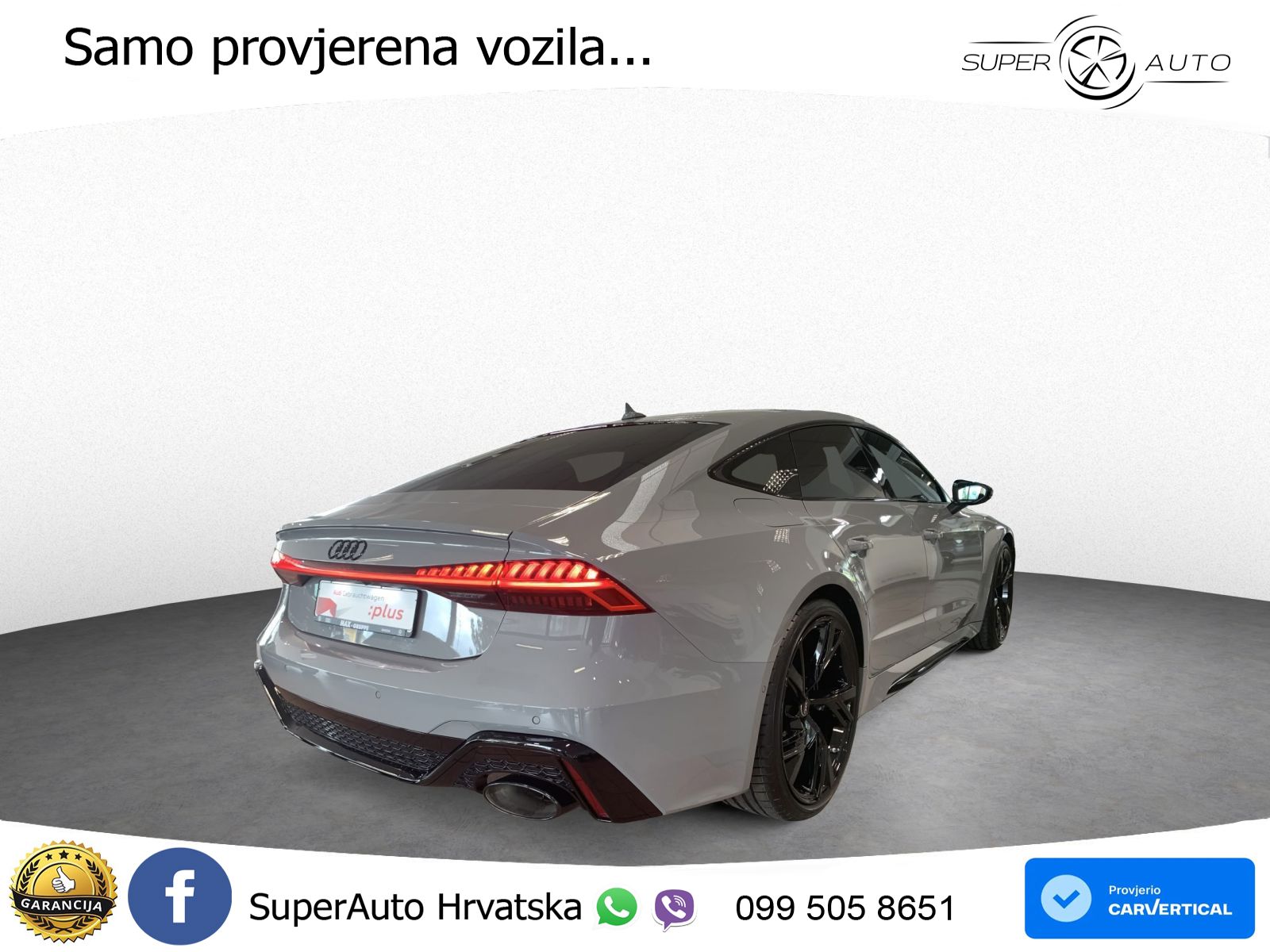 Audi RS7 4.0 TFSI V8 (600 KS) quattro tiptronic LED+GR SJED+ACC