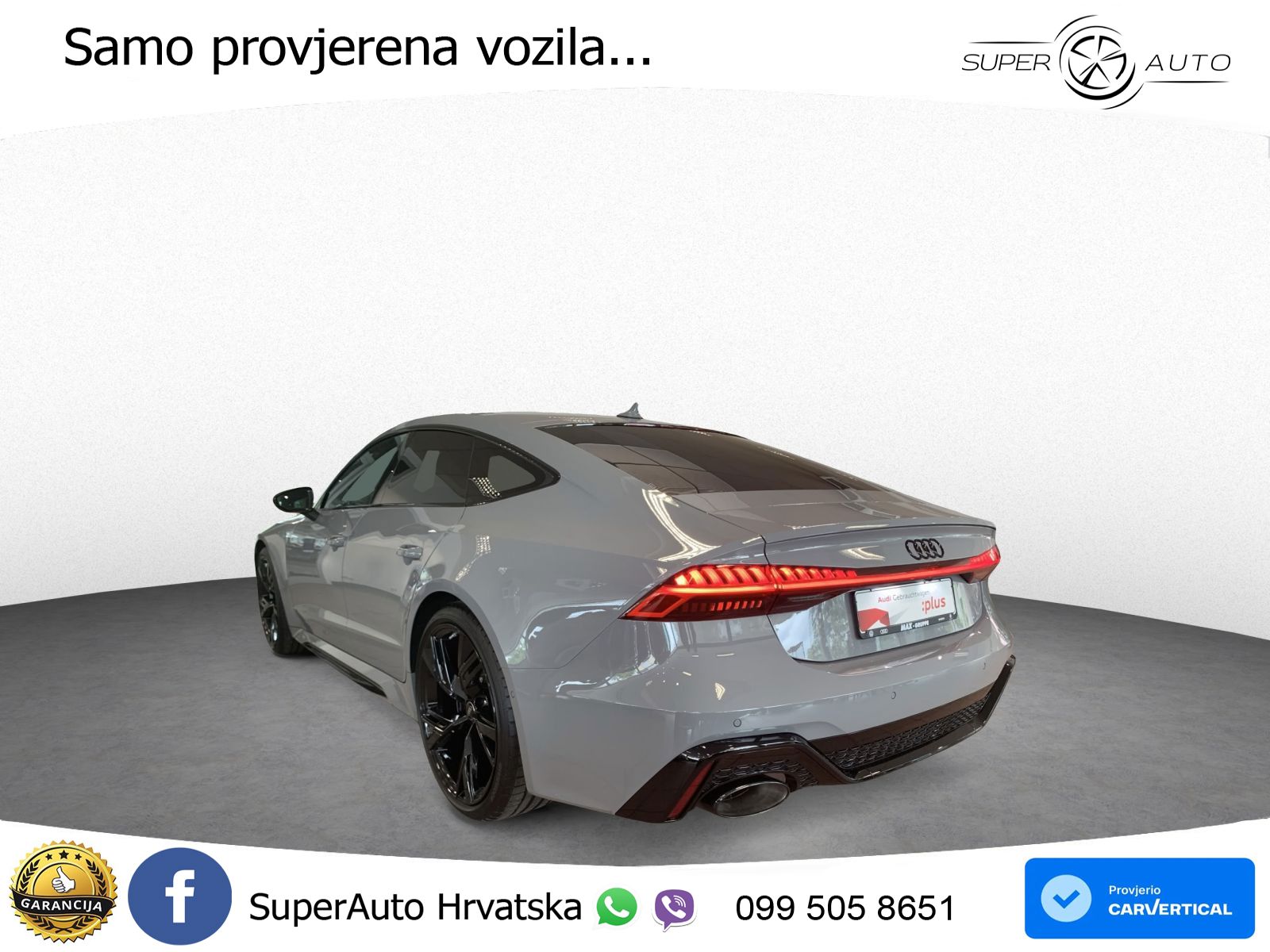 Audi RS7 4.0 TFSI V8 (600 KS) quattro tiptronic LED+GR SJED+ACC