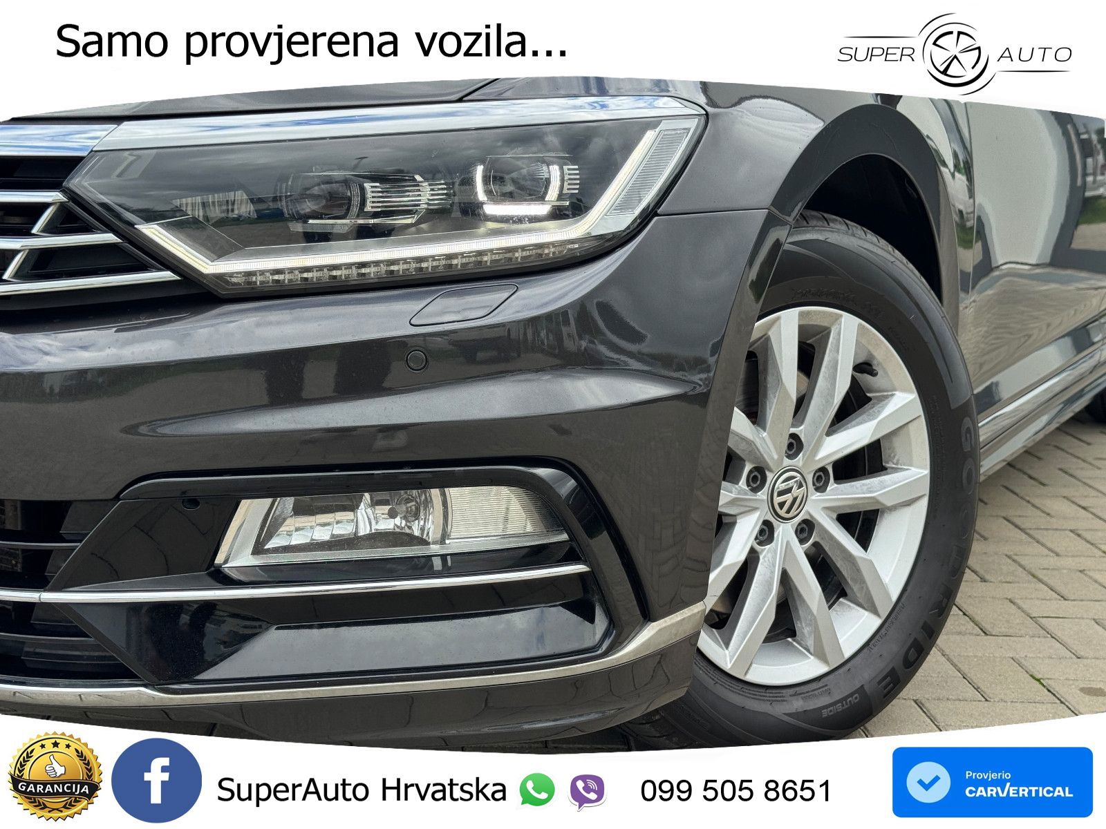 Volkswagen Passat Variant 2.0 TDI (190 KS) DSG R-Line LED+GR SJED+ACC