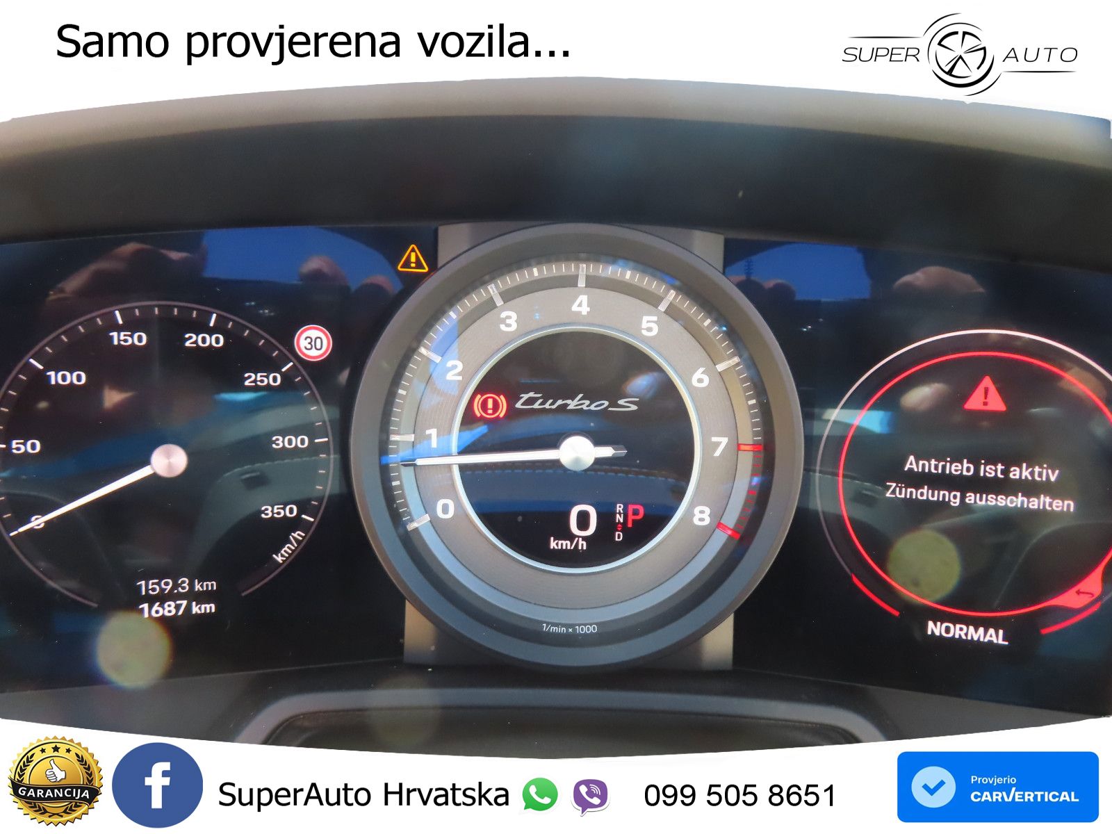 Porsche 911 Turbo S Cabriolet 3.8 (650 KS) PDK ZRAČNI+ACC+GR SJED+KAM