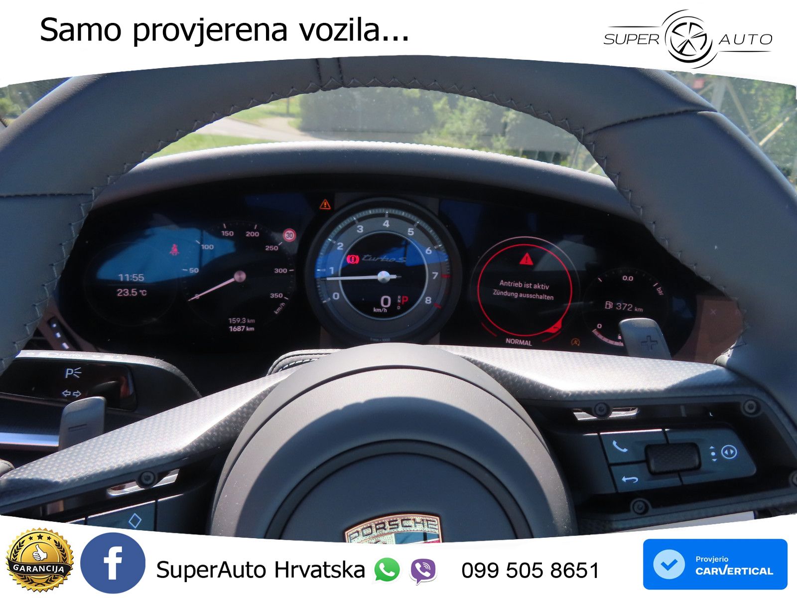 Porsche 911 Turbo S Cabriolet 3.8 (650 KS) PDK ZRAČNI+ACC+GR SJED+KAM