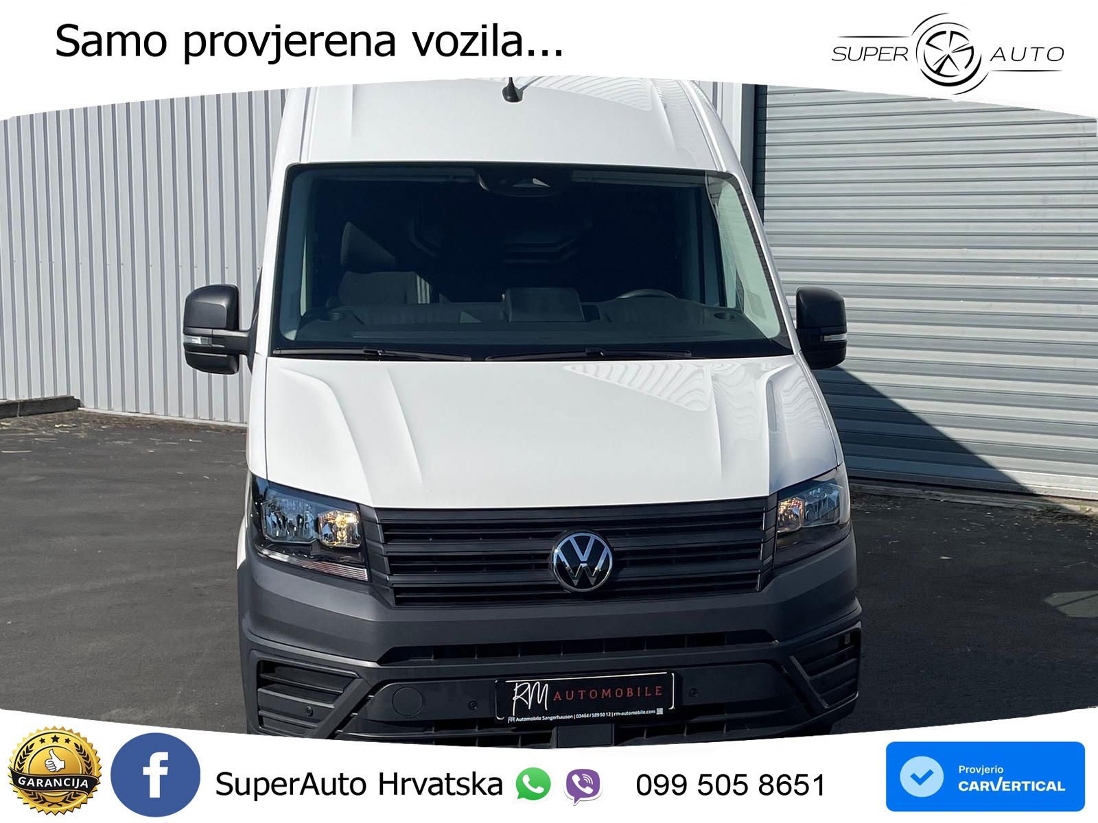 Volkswagen Crafter Kasten 35 L4H3 NAV AHK oh.Schäden 5J.Gar 177 KS
