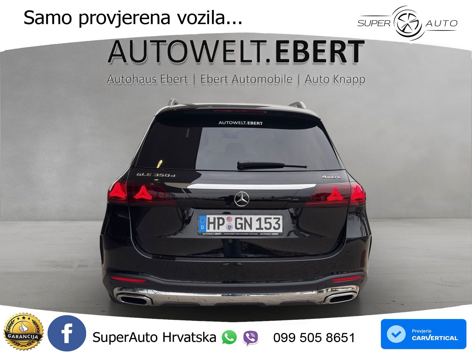 Mercedes GLE 300d (269 KS) EQ Boost 4MATIC 9G-TRONIC AMG ZRAČNI+ACC+GR SJED+KAM+PANO