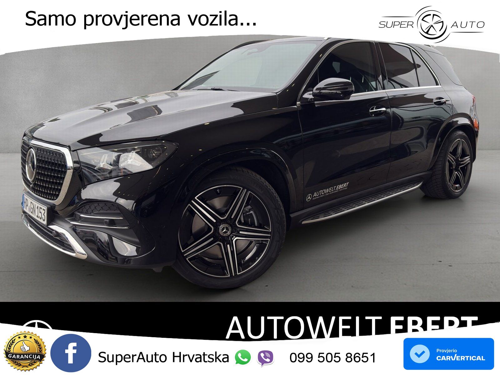Mercedes GLE 300d (269 KS) EQ Boost 4MATIC 9G-TRONIC AMG ZRAČNI+ACC+GR SJED+KAM+PANO