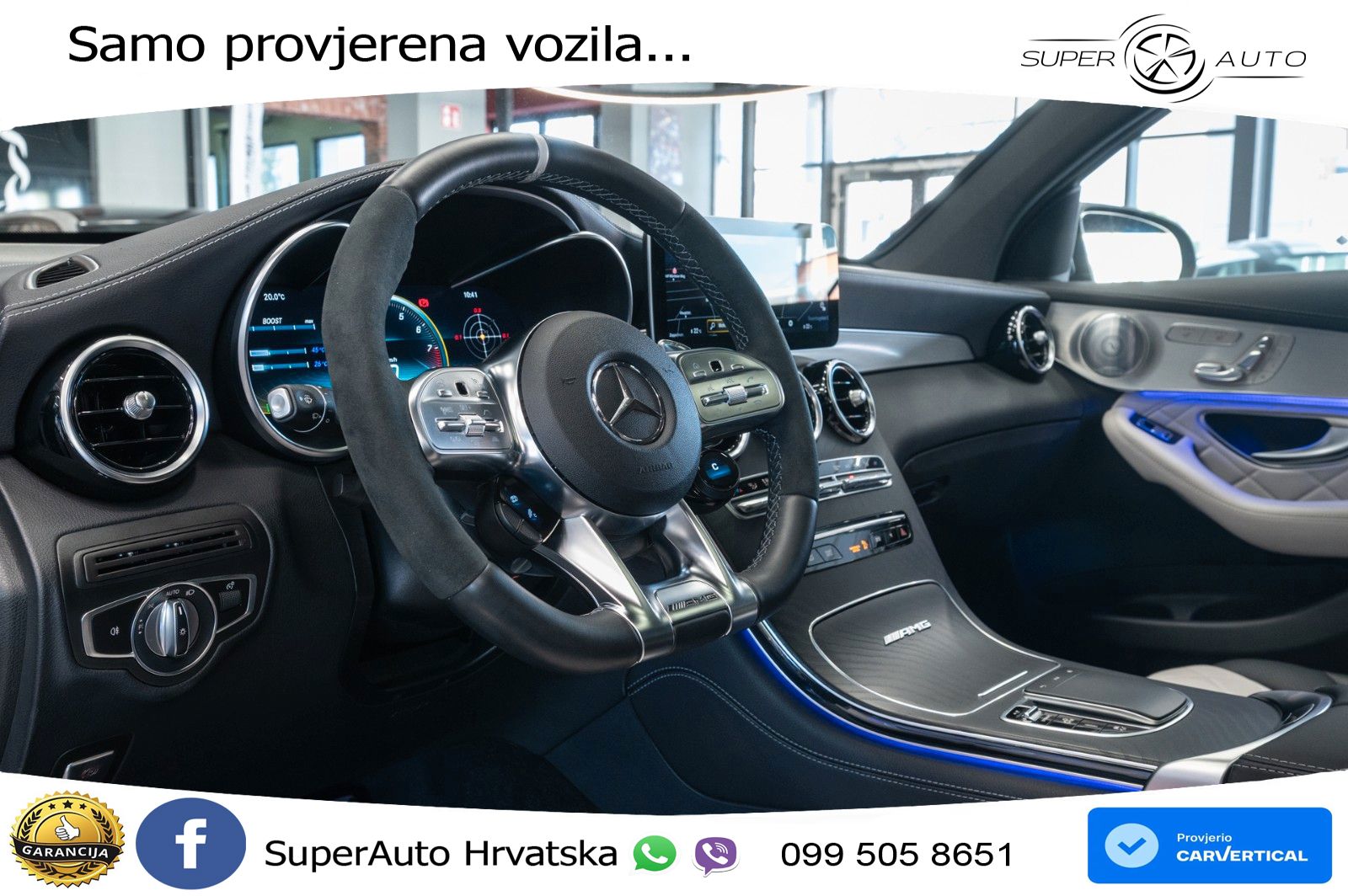 Mercedes GLC Coupe AMG 63 S (510 KS) 4MATIC+ MCT LED+GR SJED+ACC