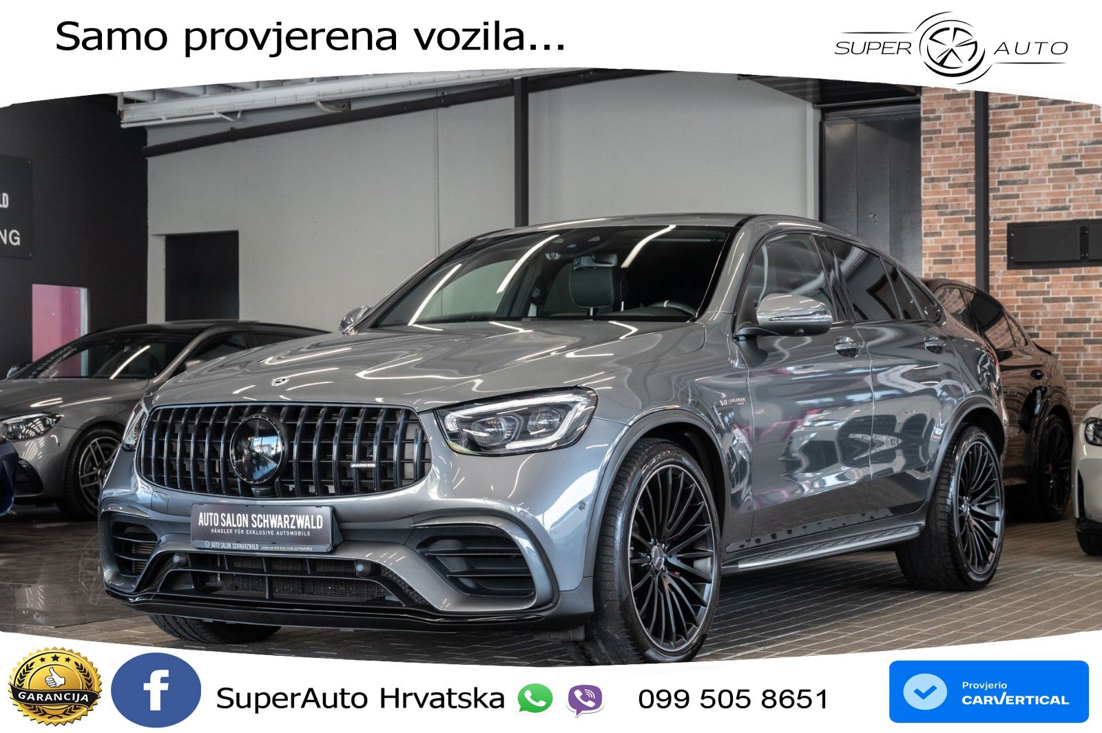 Mercedes GLC Coupe AMG 63 S (510 KS) 4MATIC+ MCT LED+GR SJED+ACC