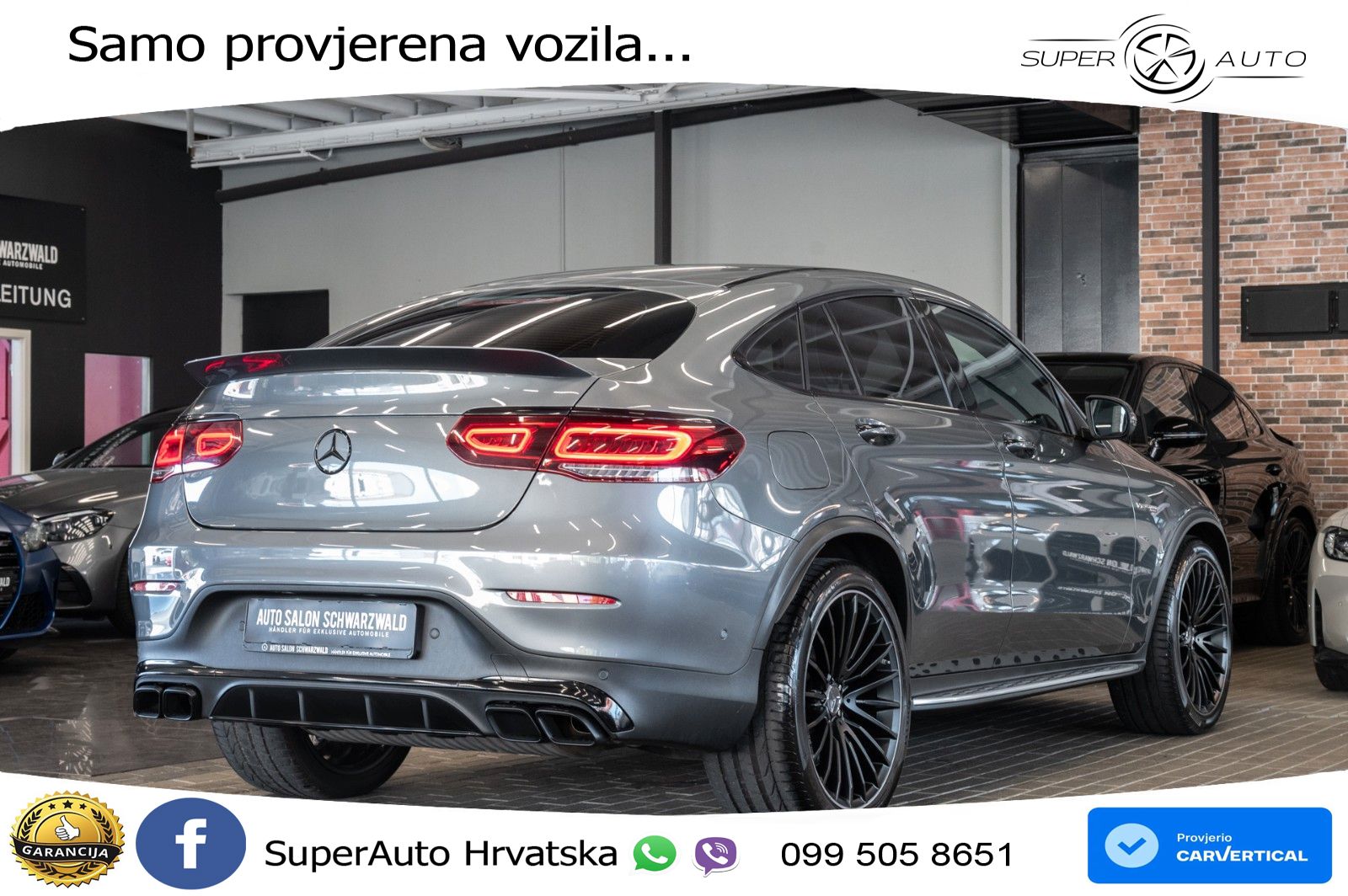 Mercedes GLC Coupe AMG 63 S (510 KS) 4MATIC+ MCT LED+GR SJED+ACC