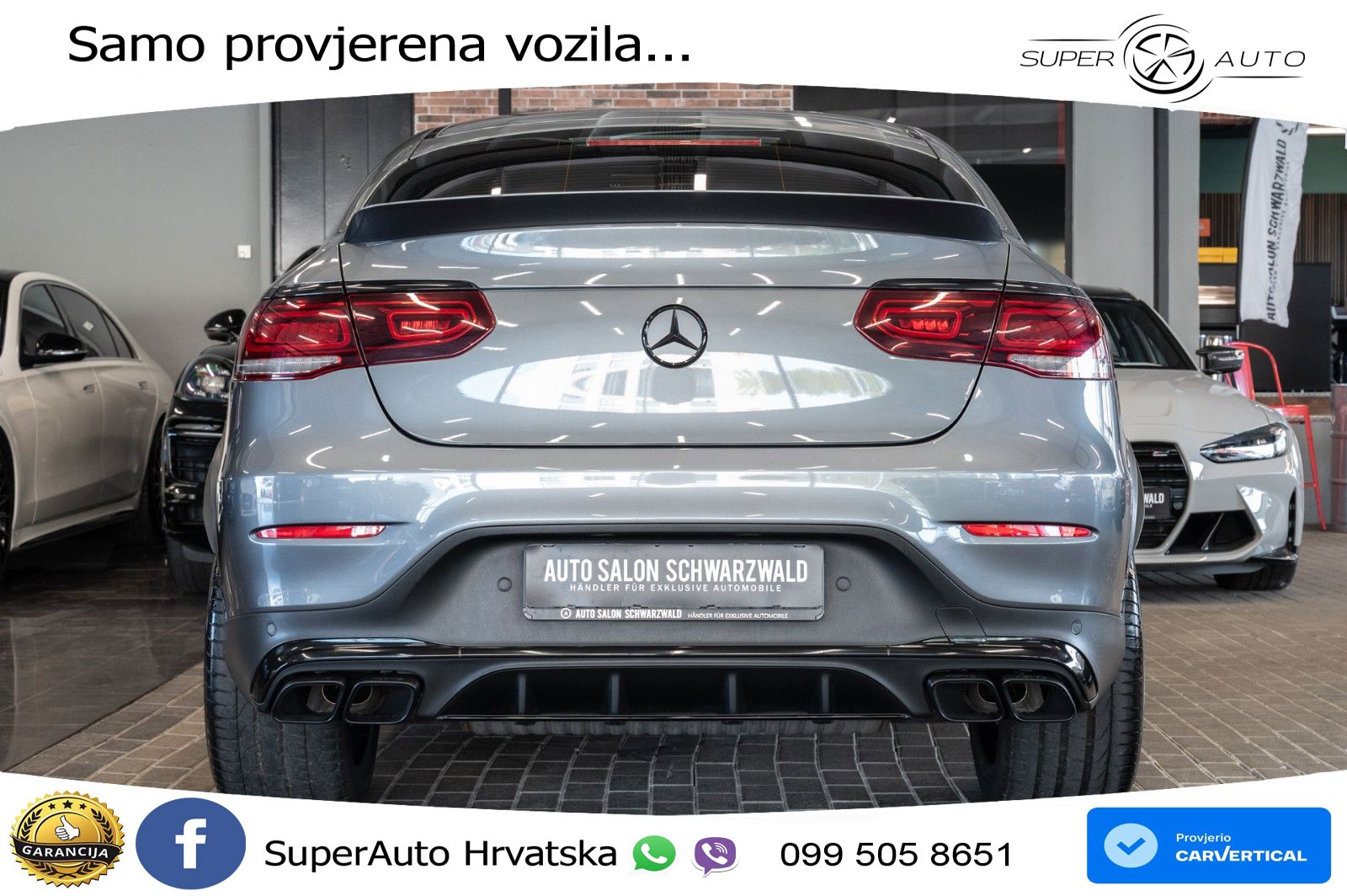 Mercedes GLC Coupe AMG 63 S (510 KS) 4MATIC+ MCT LED+GR SJED+ACC
