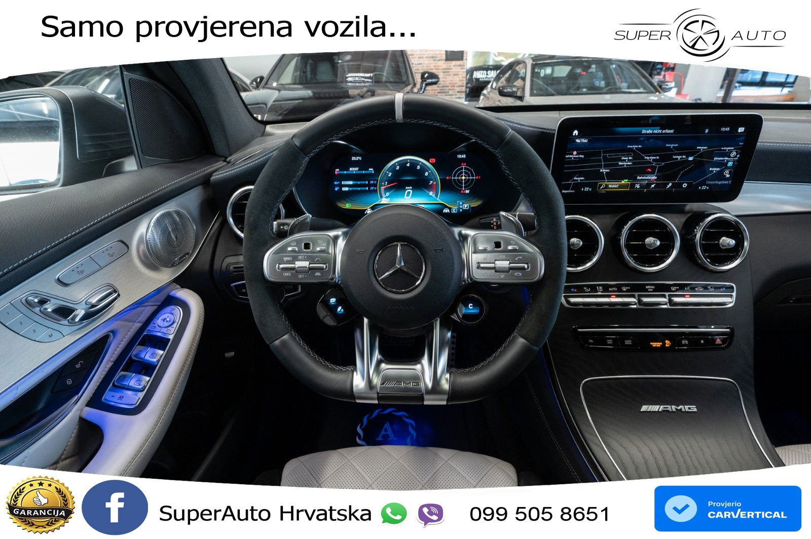 Mercedes GLC Coupe AMG 63 S (510 KS) 4MATIC+ MCT LED+GR SJED+ACC