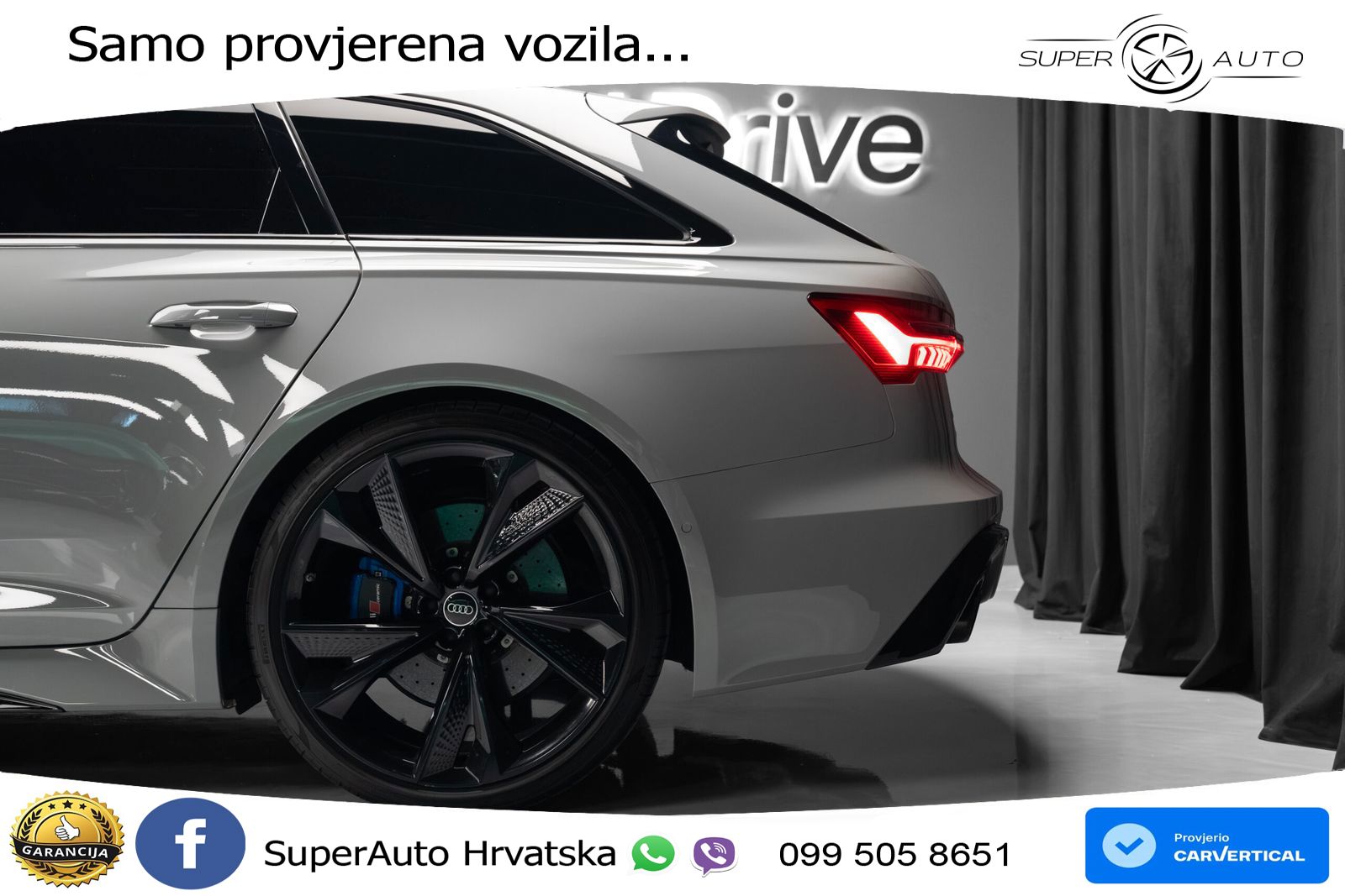 Audi RS6 Avant 4.0 TFSI V8 (600 KS) quattro Tiptronic LED+GR SJED+ACC