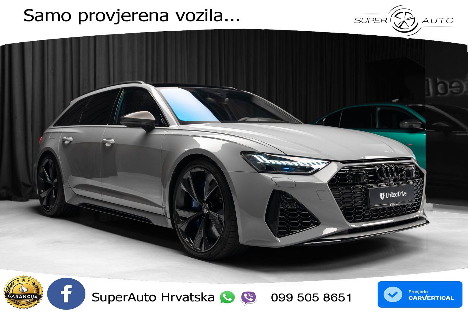 Audi RS6 Avant 4.0 TFSI V8 (600 KS) quattro Tiptronic LED+GR SJED+ACC