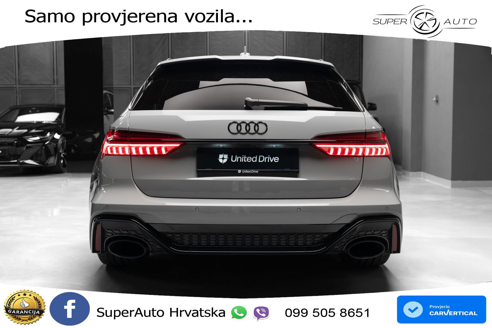 Audi RS6 Avant 4.0 TFSI V8 (600 KS) quattro Tiptronic LED+GR SJED+ACC