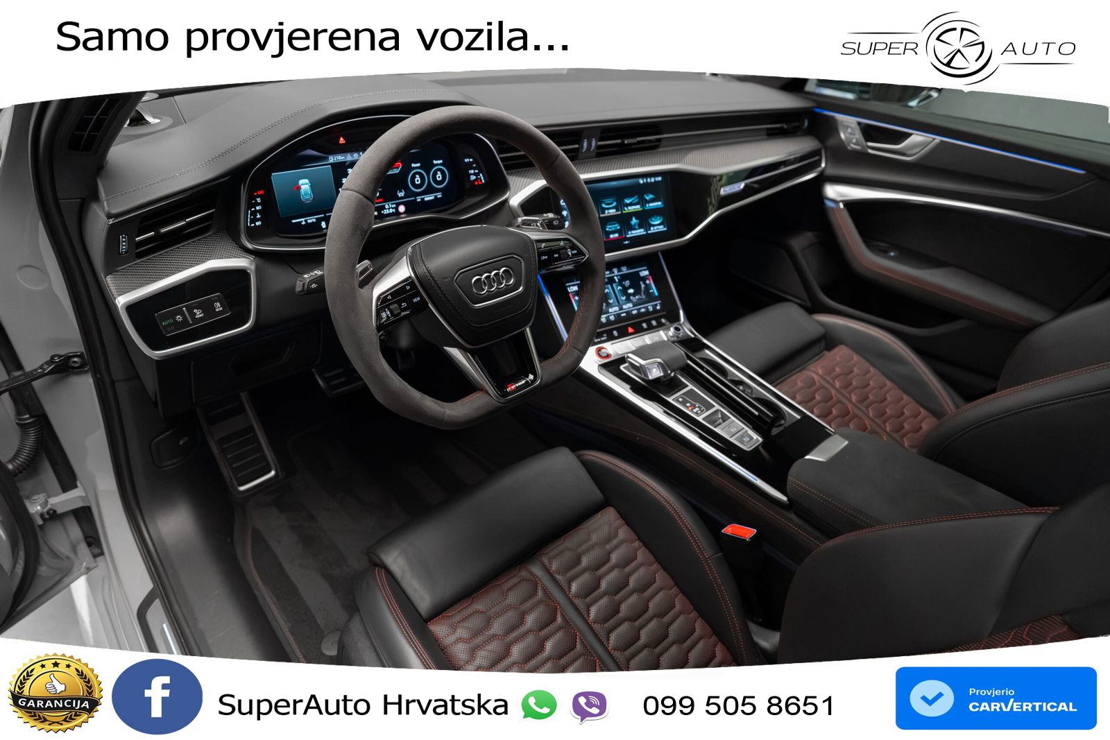 Audi RS6 Avant 4.0 TFSI V8 (600 KS) quattro Tiptronic LED+GR SJED+ACC