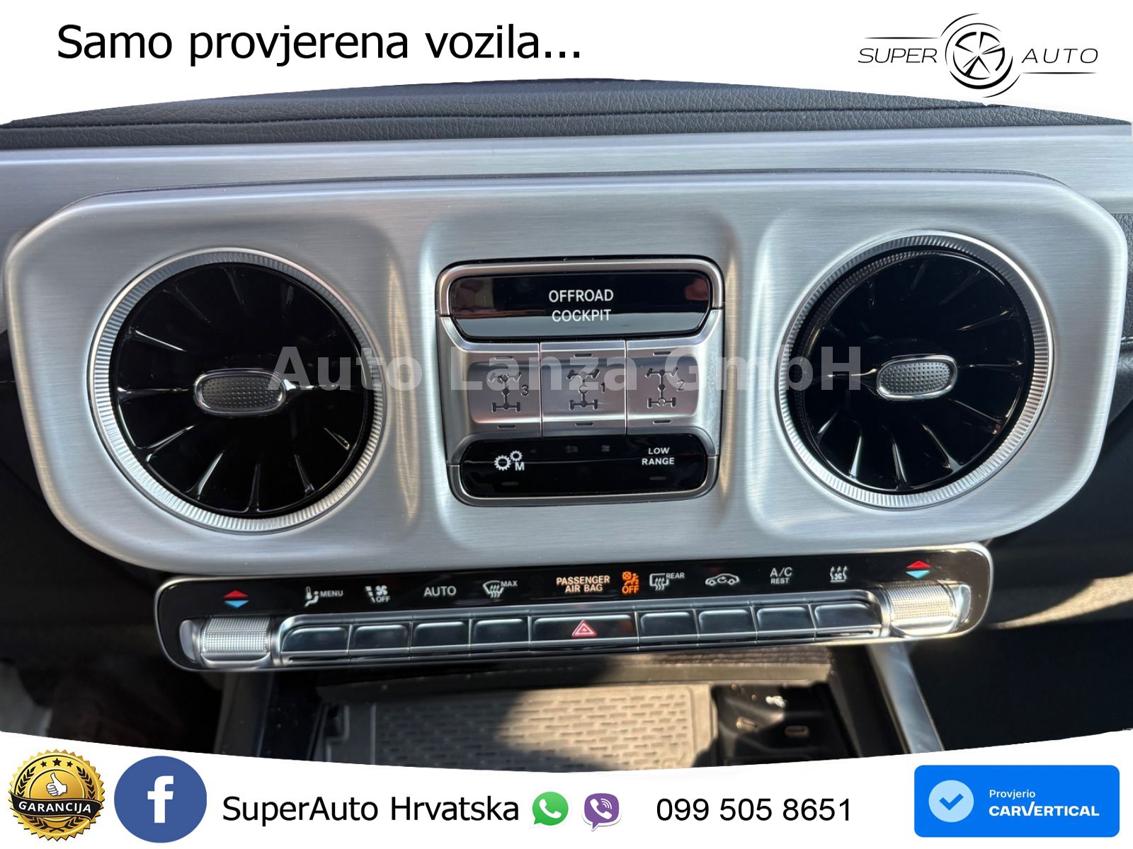 Mercedes G 450d Long (367 KS) 4MATIC 9G-TRONIC Exclusive ZRAČNI+ACC+4xGR SJED+KAM