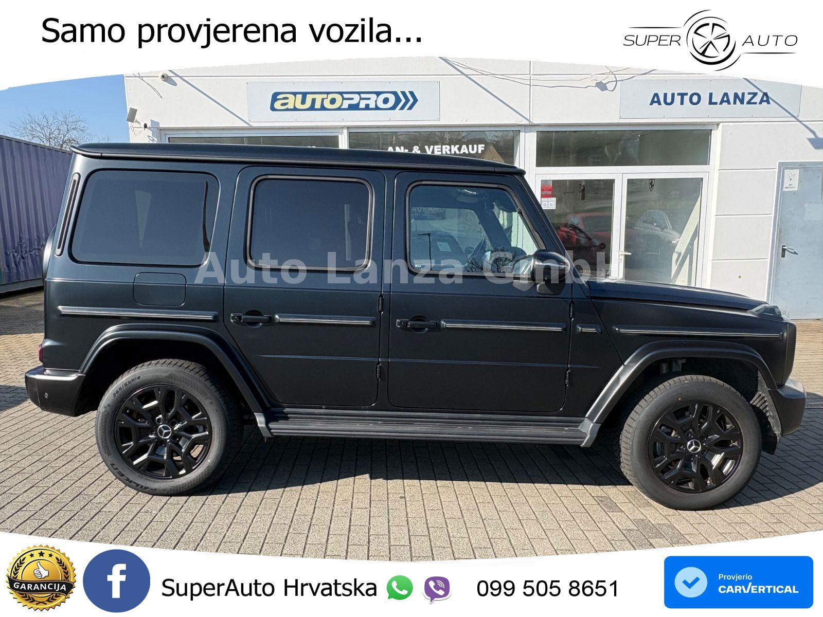 Mercedes G 450d Long (367 KS) 4MATIC 9G-TRONIC Exclusive ZRAČNI+ACC+4xGR SJED+KAM